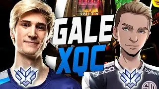 GALE CARRY ANA + XQC INSANE TANK! PERFECT DUO! [ OVERWTCH SEASON 8 TOP 500 ]