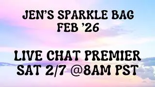 Jens Sparkle Bag Feb &lsquo;26 &lsquo;Cloud Nine Collection&rsquo; Premiere Unboxing