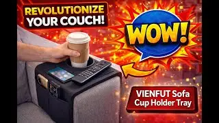 Upgrade Your Sofa with VIENFUT Armrest Tray