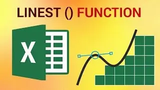 How to Use the LINEST Function in Excel 2016