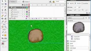 Flash ActionScript 2.0 RPG Game Tutorial : Managing Layers and Collision Detection [2 of 2]
