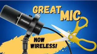 Maono PD200W Microphone - Great Mic Now WIRELESS!!