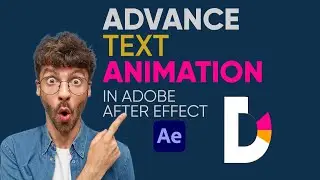 Advanced text animation in After Effect #adobeaftereffect #motiondesign #textanimationvideo