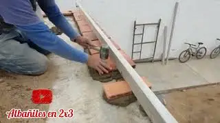 ✅✅como asentadar ladrillo pastelero ... fácil y rápido albañilería y construcción 🇵🇪🇵🇪