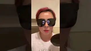 Trying on my replica Chanel sunglasses from DHgate