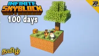 WE SURVIVED 100 DAYS IN SKYBLOCK INFINITE
