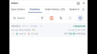 Trading Practice Learning  19/01/2026
