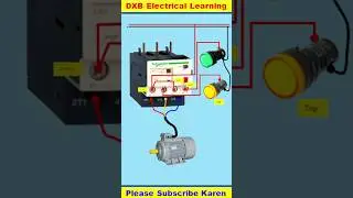 Tharmal Overload Relay Tripping Indicator Connection kaiseKaren #shortsvideo #youtubeshorts #shorts