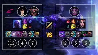 USG Dasher Ryze vs LeBlanc Mid - KR Patch 10.12