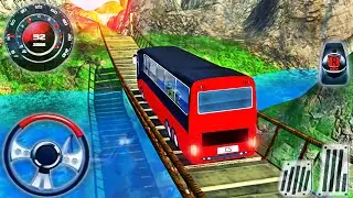 Offroad Bus Drive 3D Simulator - Real Uphill Bus Driving - Android GamePlay