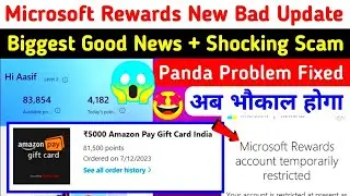 Microsoft Rewards Biggest Update Good News + Bad News🤬microsoft rewards redeem Problem