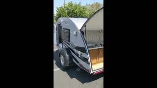 Midnight, our T@G Teardrop Trailer for rent in San Diego