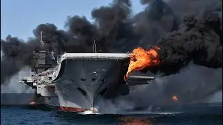 How Russian The Last Aircraft Carrier FACE Giant FLAMINGO MISSILE Attack During Ukrainian Ambush