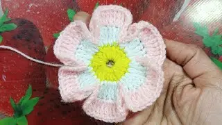 Wow!! 🤯Amazing and Beautiful Crochet Flower /How to make a very easy crochet flower for beginner's