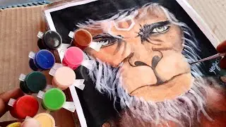 water colour panting for beginner(part 2)||hanuman panting||❤️#song #tranding #video