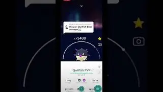 Hisuian Qwilfish Best Moveset⚔️ #gobattleleague #pokemongo #sideralwins #gbl #pokemontrainer