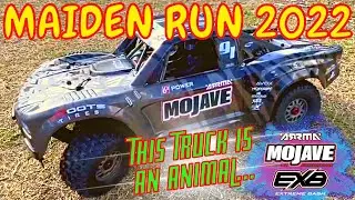 ARRMA Mojave EXB 6S - Maiden run - Check out the result