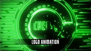 Scifi Screen Glitch Logo Animation - After Effects Tutorial
