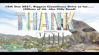 Biggest Swachh Bharat Mission ever organised in Mount Abu 15 Dec21 #CleanIndiaMission #SwachhBharat