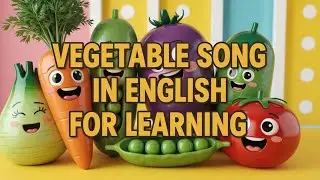 Fun Veggie Rhymes for Kids | Learn Vegetables in English and Sing Along