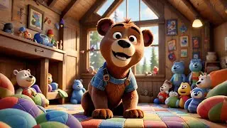 Four Silly Bears Bounce on the Bed | Bedtime Rhyme for Kids | Nursery Rhymes and Baby Songs