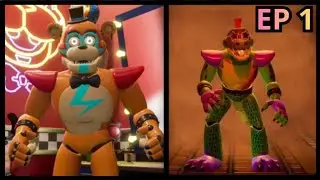 Me quedé atrapado en el pizza plex con animatronicos asesinos 😱 | FNAF security breach #1 