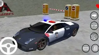 Police Car Drive City Patrol Simulator 3D - Multi Floor Garage Driver - Android GamePlay