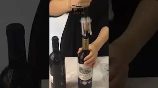 Tire-Bouchon &agrave; Air Comprim&eacute; 🍷#drink #food #kitchen #shorts #shortvideo #kitchentools