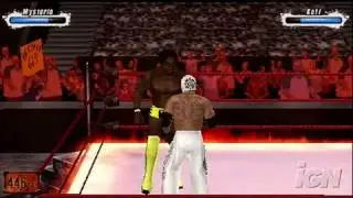 WWE SmackDown vs. Raw 2009 Sony PSP Gameplay - Mysterio