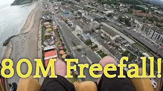 [FIRST EVER RIDE!] Skyfall- (Tom Matthews) onride Bray Seafront Funfair August 2025