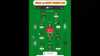 IND vs WI odi dream11 prediction, ind vs wi today's match prediction,India vs West Indies odi match