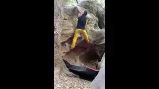 The Swim V3 - Mrs Magoo boulder - Castle Rock, California