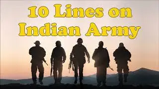 10 Lines on Indian Army in English