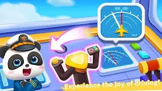 Little Baby Pilot Flying Airplane | Baby Cartoon, Jobs Song | Kids Songs | Kids Cartoon | BabyBus