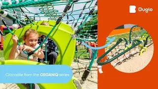 🟠Epic Crocodile-shaped playground from the Buglo Organiq series!