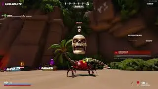 Killing the training dummy at shop in crab champions