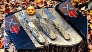Neue Fox Knives Vulpis Modelle in der Tools For Gents Spezial Edition mit M390 Stahl und Messing :-)
