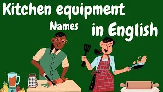 20 kitchen tools in English | English speaking practice