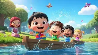 Row Row Row Your Boat Jam | Popular Nursery Rhyme For Kids | Sing Along With Kids