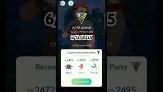 My Team For Ultra League Today Aggron, Scizor And Rayquaza 6/13/2025