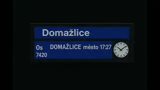 Hl&aacute;&scaron;en&iacute; vlaků STANICE DOMAŽLICE CZ+D+EN | INISS ANDULA