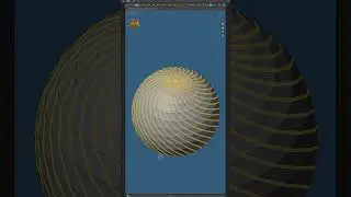How to Model a Decorative Spiral Pattern Sphere in Blender #blendercourse #blender3d #tutorial