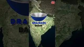 Drainage basin concept in one minute #shorts