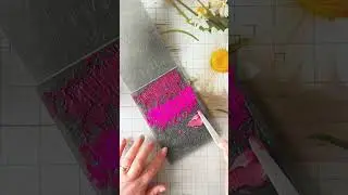 Lunar Paste + Embossing Folder = LUSH #cardmaking #cards #lunarpaste #papercrafts #asmr