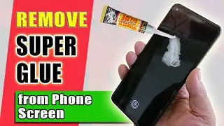 how to remove super glue from mobile screen without causing any harm | DIY Mobile Repair