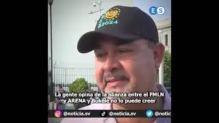 La gente opina sobre la alianza entre el FMLN Y ARENA y Bukele no lo puede creer #elsalvador #bukele