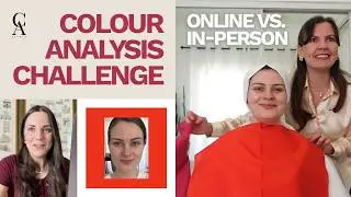 Colour Analysis CHALLENGE: The Return! | Online vs. In-Person
