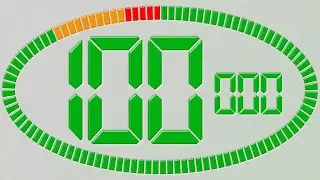 100-секундный таймер | 100-секундный обратный отсчёт BBC Remix | Обратный отсчёт от 100 до 0