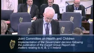 Joint Committee on Health and Children 2013/01/08 - 14.30 to 15:30