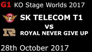 SKT vs RNG Game 1 HIGHLIGHTS 2017 WORLDS SEMIFINALS